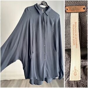 Free People Oversized Shirt